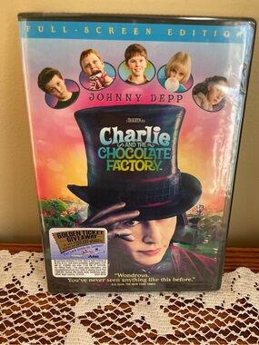 Charlie and the Chocolate Factory DVD Full Screen Edition Sealed Johnny Depp